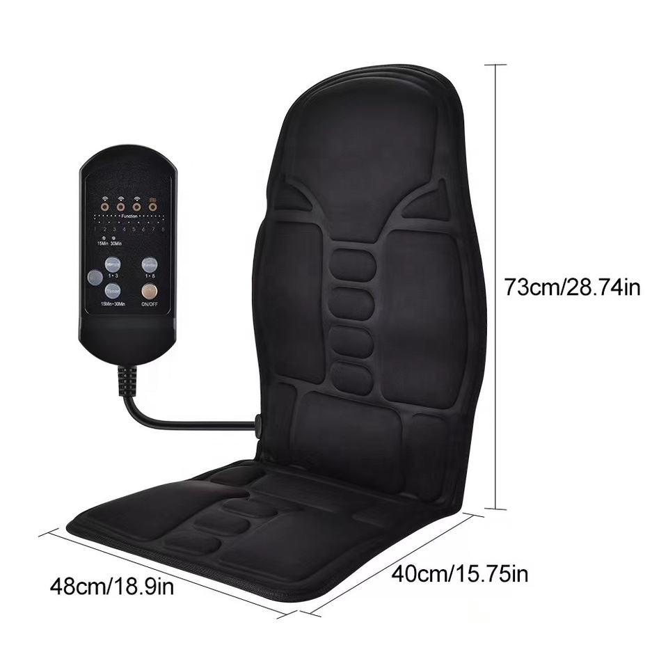12v black heated massage car cushion (4)